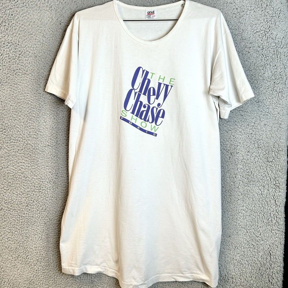 VTG Chevy Chase Show T-Shirt, 1990s Women's Sleep One size  XL, Fox Network